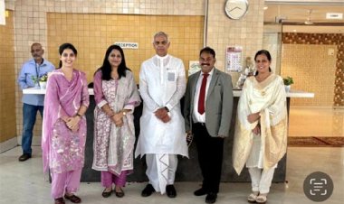 गुजरात के राज्यपाल आचार्य देवव्रत का राजस्थान भवन में भव्य स्वागत