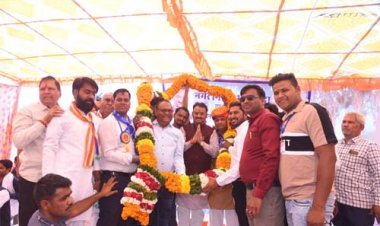 उप मुख्यमंत्री डॉ. प्रेमचंद बैरवा रहे भीलवाड़ा जिले के एक दिवसीय दौरे पर