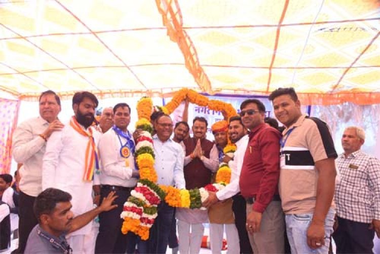 उप मुख्यमंत्री डॉ. प्रेमचंद बैरवा रहे भीलवाड़ा जिले के एक दिवसीय दौरे पर