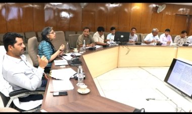 कृषि विभाग की विभागीय योजनाओं की समीक्षा बैठक का आयोजन