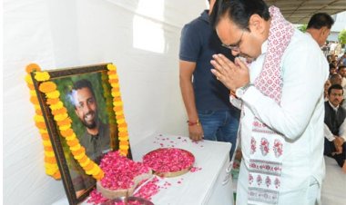 CM भजनलाल ने आतंकी हमले में जान गंवाने वाले दिवंगत नीरज उधवानी के आवास पर जाकर दी श्रद्धांजलि