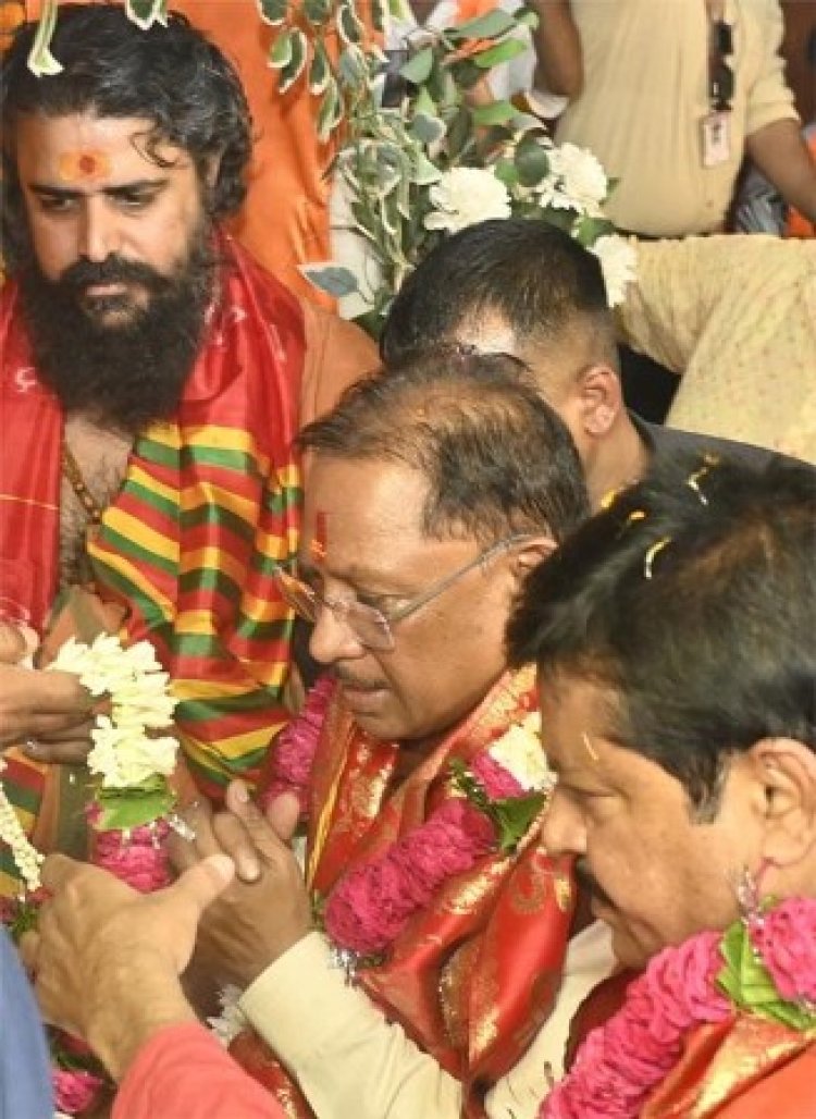 मुख्यमंत्री विष्णु देव साय ने हनुमान जयंती पर की पूजा-अर्चना