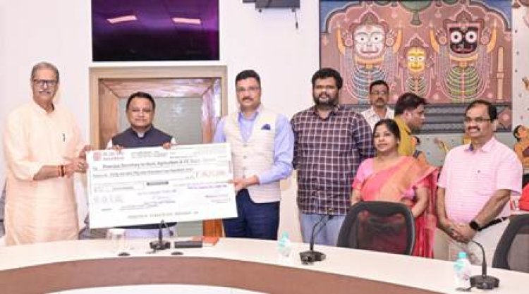 ଭୁବନେଶ୍ୱର ତା ଲୋକସେବା ଭବନ ଠାରେ ମୁଖ୍ୟମନ୍ତ୍ରୀ ଶ୍ରୀ ମୋହନ ଚରଣ ମାଝୀ ଙ୍କୁ ଓଡ଼ିଶା କୃଷି ଶିଳ୍ପ ନିଗମ ଏବଂ ଓଡ଼ିଶା