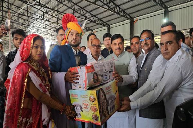 सामूहिक विवाह सामाजिक सुधार का है महत्वपूर्ण कदम - मुख्यमंत्री डॉ. यादव