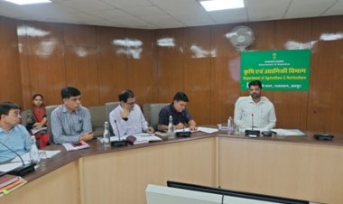 कृषि विपणन विभाग की विभागीय योजनाओं की प्रगति की समीक्षा बैठक का आयोजन