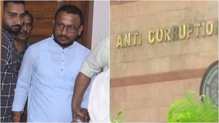 20 लाख रूपये की रिश्वत लेते हुए विधायक जयकृष्ण पटेल गिरफ्तार