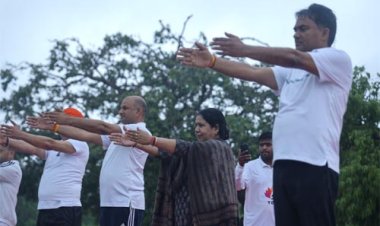 अंतर्राष्ट्रीय योग दिवस पर चित्तौड़गढ़ दुर्ग पर आयोजित हुआ जिला स्तरीय समारोह