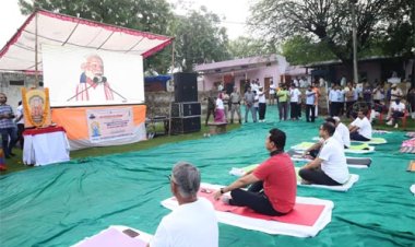 11वां अन्तर्राष्ट्रीय योग दिवस: दौसा में 306 स्थानों पर हजारों लोगों ने किया योगाभ्यास
