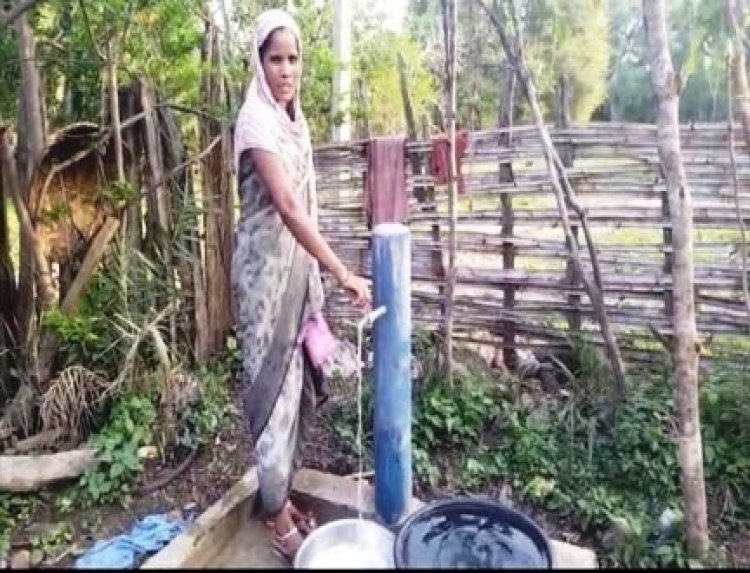 सुदूर बीजापुर के गुंजेपर्ती में अब हर घर नल से पहुंच रहा जल