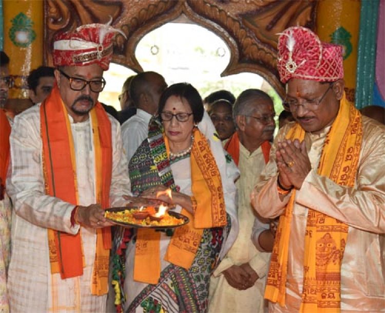 CM साय भगवान जगन्नाथ की रथ यात्रा में हुए शामिल : छेरापहरा की रस्म अदायगी कर मांगा प्रदेशवासियों के लिए आशीर्वाद