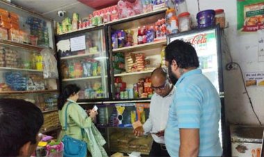 दूध, दुग्ध उत्पादों और खाद्य सामग्री के नमूने लिए गए 