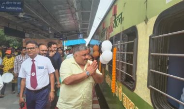 श्री रामलला दर्शन योजना के तहत सरगुजा संभाग से 850 श्रद्धालओं का जत्था अयोध्या धाम रवाना