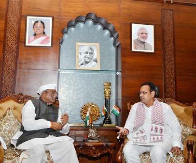 मुख्यमंत्री शर्मा ने राज्यपाल से की मुलाकात, राजस्थान के विकास से जुड़े मुद्दों पर की चर्चा