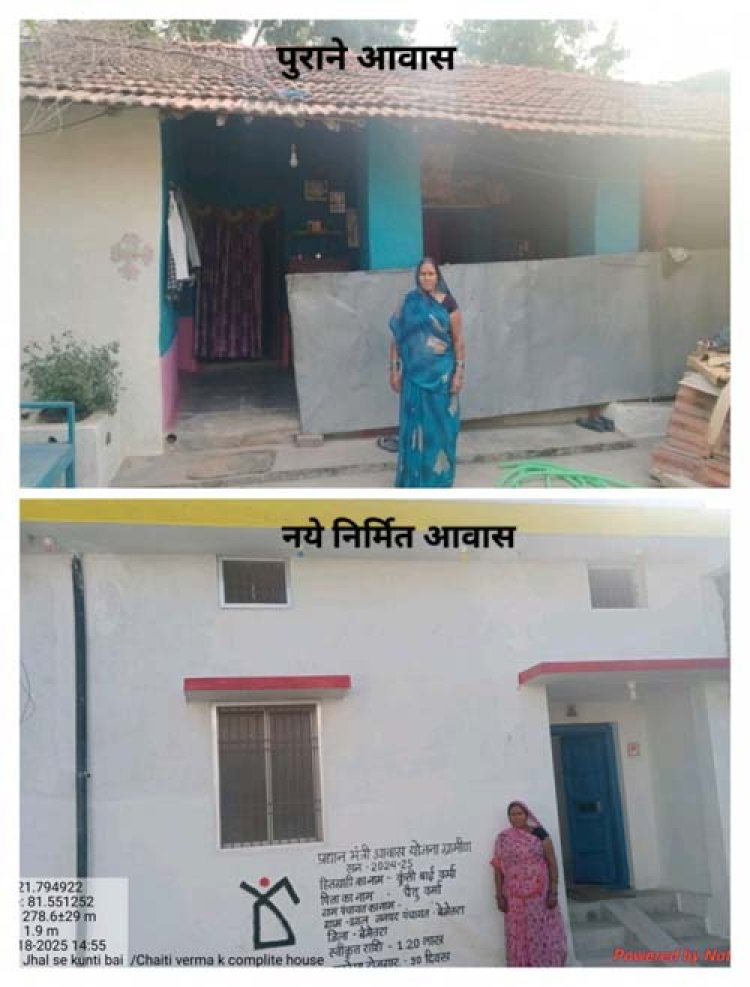 पीएम आवास योजना ने बदली कुंती बाई की जिंदगी,  सामाजिक प्रतिष्ठा भी बढ़ी