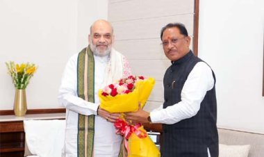 केंद्रीय गृह मंत्री अमित शाह से मिले मुख्यमंत्री विष्णुदेव साय