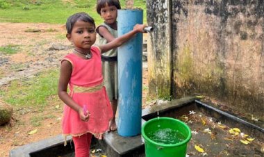 ग्राम सिरियाखोह के शालाओं और आँगनबाड़ी केन्द्र में एफएचटीसी कनेक्शन से शुरू हुई स्वच्छ जल की आपूर्ति