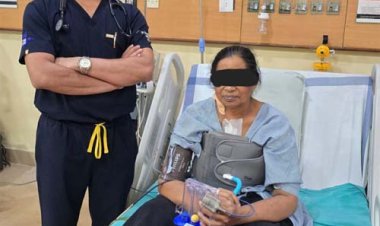 अम्बेडकर अस्पताल में एक ही साथ कोरोनरी बाईपास सर्जरी एवं हृदय के तीनों वॉल्व का सफल ऑपरेशन संपन्न