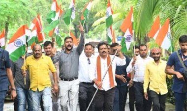  हर घर तिरंगा अभियान में शामिल हुए उपमुख्यमंत्री विजय शर्मा