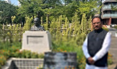 मुख्यमंत्री विष्णुदेव साय ने टोक्यो के ‘लिटिल इंडिया’ पहुँचकर महात्मा गांधी को किया नमन