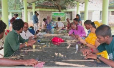 बांस आभूषण एवं शिल्पकला निर्माण पर कार्यशाला का आयोजन