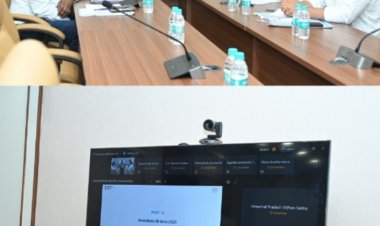 केन्द्रीय आवास और शहरी कार्य मंत्रालय की ऑनलाइन समीक्षा बैठक में शामिल हुए उप मुख्यमंत्री अरुण साव 