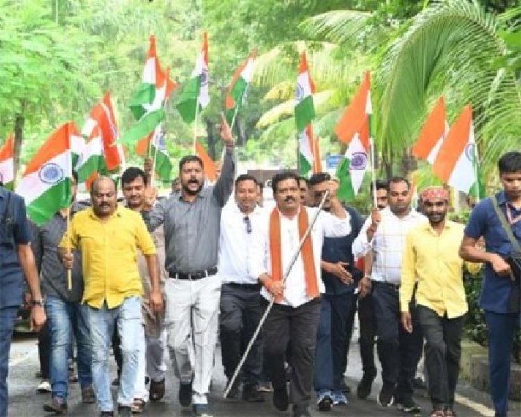  हर घर तिरंगा अभियान में शामिल हुए उपमुख्यमंत्री विजय शर्मा