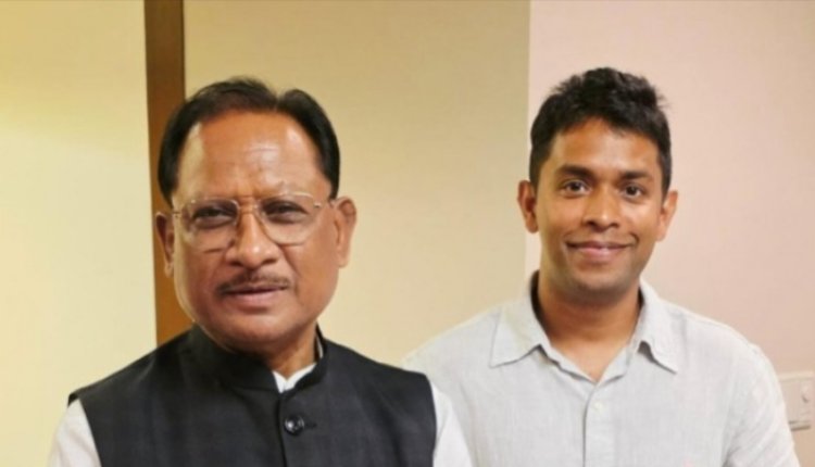 बस्तर के होनहार अविनाश तिवारी से टोक्यो में मिले मुख्यमंत्री विष्णुदेव साय
