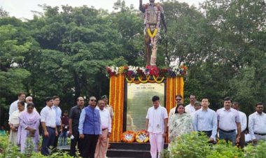 वनमंत्री कश्यप ने राष्ट्रीय वन शहीद दिवस के अवसर पर वन शहीदों को दी श्रद्धांजलि