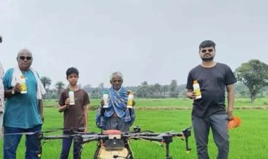 जिले के कृषक आधुनिक तकनीक से हो रहे लाभान्वित 
