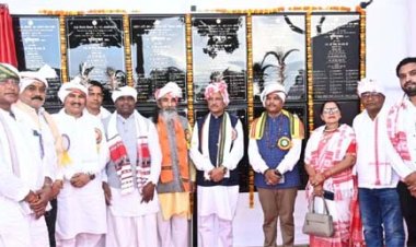 मुख्यमंत्री साय ने नरहरपुर में किया 75.31 करोड़ रुपए के 11 निर्माण कार्यों का भूमिपूजन