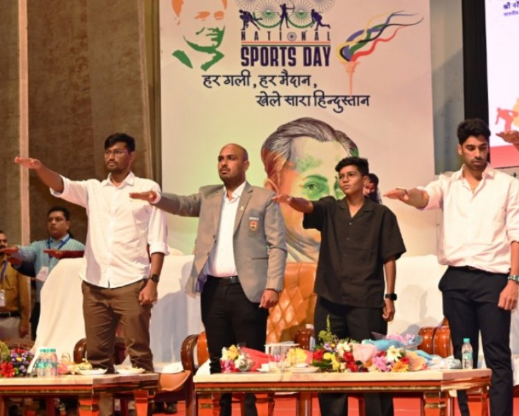 राष्ट्रीय खेल दिवस पर खिलाड़ियों के लिए विभिन्न सत्रों का आयोजन