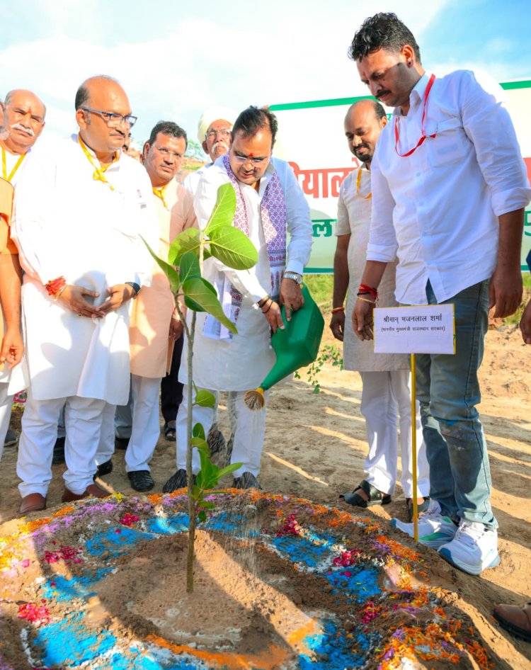 मुख्यमंत्री की उपस्थिति में जोधपुर के लालसागर वन खंड में मातृ वन की स्थापना