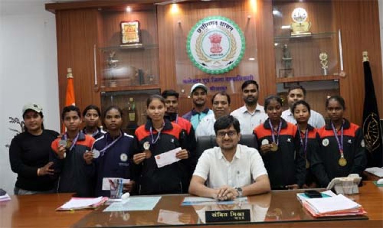 राज्य स्तरीय एथलेटिक्स प्रतियोगिता में बीजापुर ने रचा इतिहास