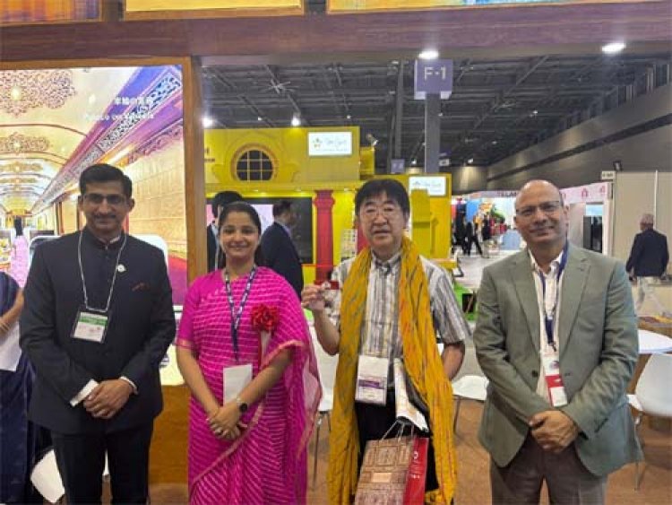पर्यटन आयुक्त और टोक्यो स्थित भारतीय दूतावास की पर्यावरण एवं वाणिज्य मंत्री ने 'जापान पर्यटन एक्सपो आइची' में किया राजस्थान मंडप का उद्घाटन