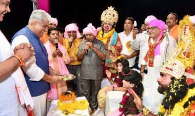 केंद्रीय वन मंत्री एवं वन राज्यमंत्री ने अलवर में दशहरा पर्व के कार्यक्रम में की शिरकत