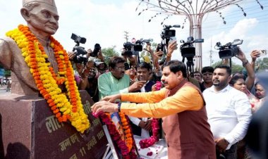 मुख्यमंत्री डॉ. यादव ने पूर्व प्रधानमंत्री भारत रत्न श्रद्धेय लाल बहादुर शास्त्री का किया स्मरण