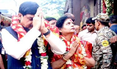 मुख्यमंत्री डॉ. यादव ने किए माँ कामाख्या देवी के दर्शन