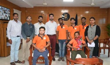 मनोविकास केंद्र के 5 छात्रों का पर्पल फेस्ट 2025 के लिए हुआ चयन, कलेक्टर ने दी शुभकामनाएं