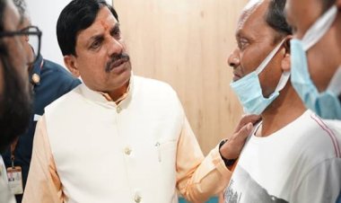 मुख्यमंत्री डॉ. यादव प्रभावित बच्चों के स्वास्थ्य का हालचाल जानने पहुंचे नागपुर