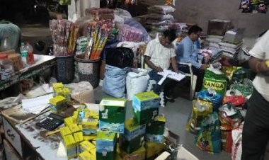 ब्रह्मपुरी में नकली सरस और कृष्णा घी का भंडाफोड़