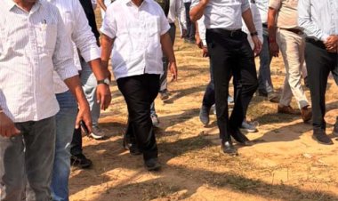 मुख्यमंत्री के प्रस्तावित नदबई दौरे की तैयारियों का जायजा
