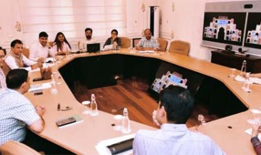 प्रवासी राजस्थानी दिवस की तैयारियों के संबंध में समीक्षा बैठक
