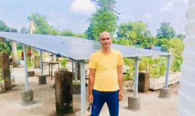 सूर्यघर मुफ्त बिजली योजना से रोशन हुआ दिनेश का घर