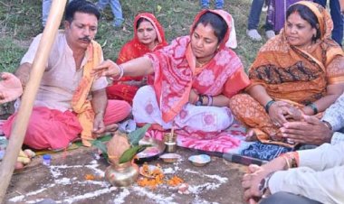 मंत्री लक्ष्मी राजवाड़े ने बैजनाथपुर जलाशय जीर्णोद्धार कार्य का किया भूमिपूजन