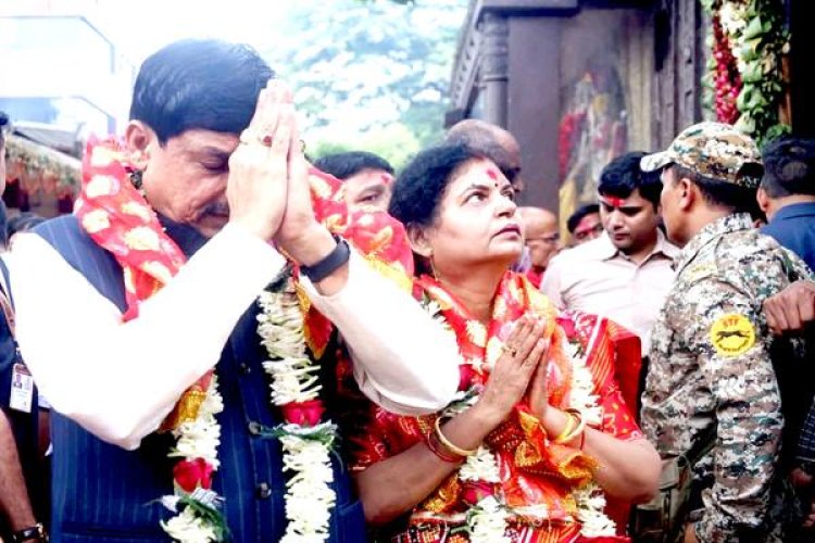मुख्यमंत्री डॉ. यादव ने किए माँ कामाख्या देवी के दर्शन