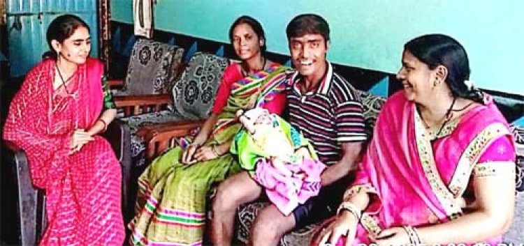 पोषण बन रही गर्भवती माताओं के लिए वरदान पुष्पा ने दिया स्वस्थ बेटी को जन्म