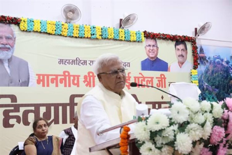 गरीब एवं जरूरतमंदों तक पहुंचा शासन की योजनाओं का लाभ : राज्यपाल पटेल