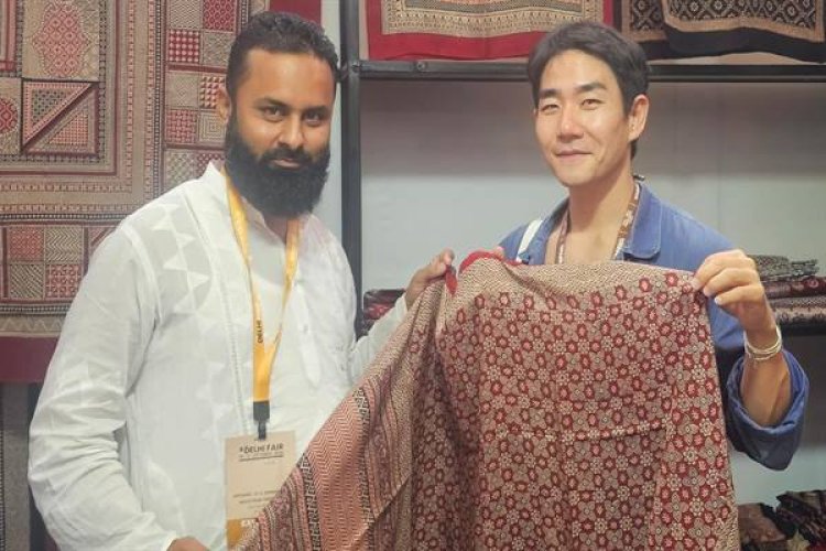 विश्व के सबसे बड़े हैंडीक्राफ्ट मेले में चमका मध्यप्रदेश का बाग प्रिंट