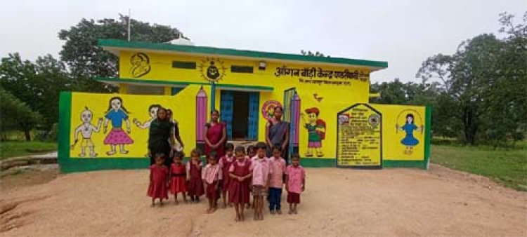 मनरेगा से साकार हुआ सपनों का आंगनबाड़ी केंद्र