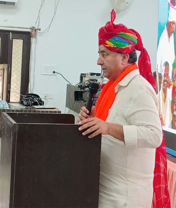 मुख्यमंत्री किसान सम्मान निधि योजना के अंतर्गत मुख्यमंत्री भजनलाल शर्मा ने नदबई से अन्नदाताओं को जारी की चौथी किस्त